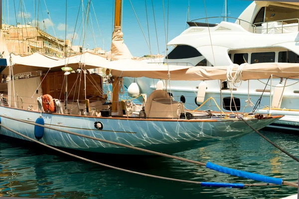 Yacht a Malta — Foto Stock