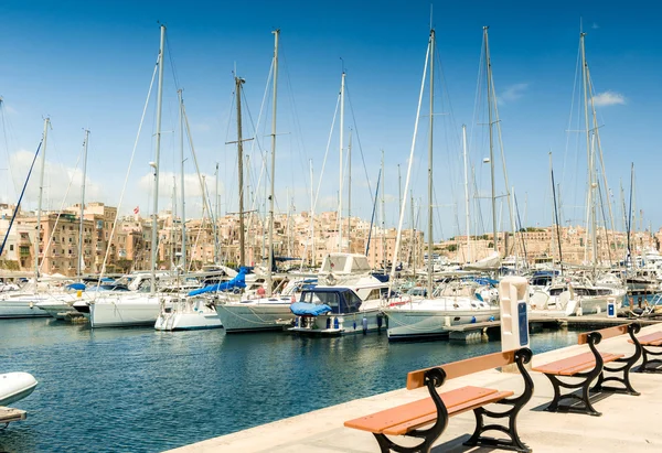 Yachts  in Malta — Stock Photo, Image