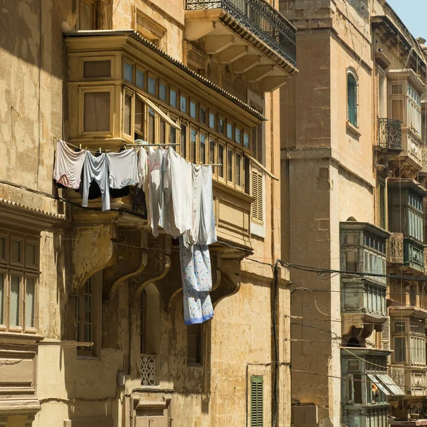 Strada nel centro storico di La Valletta — Foto Stock