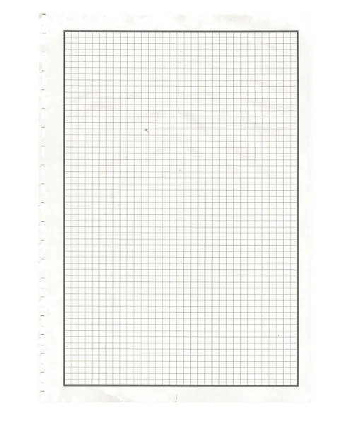 Vierkant vel papier — Stockfoto