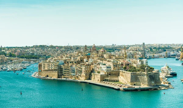 Valletta panoramik görünüm — Stok fotoğraf