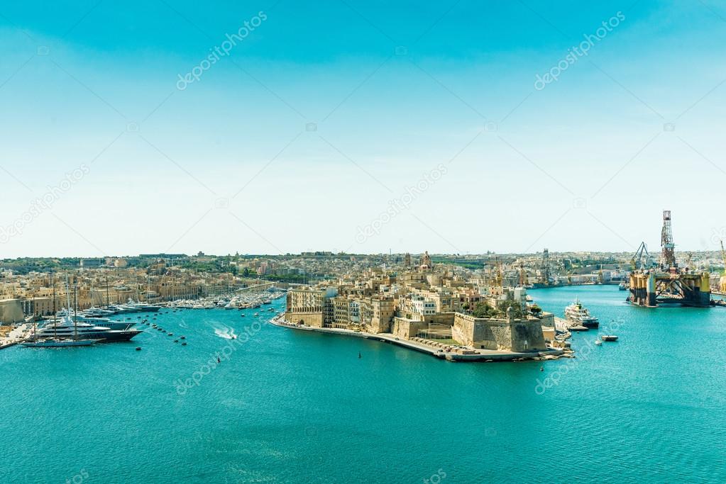 panoramic view on Valletta