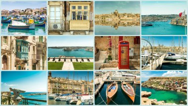 Malta şehir seyahat fotoğrafları