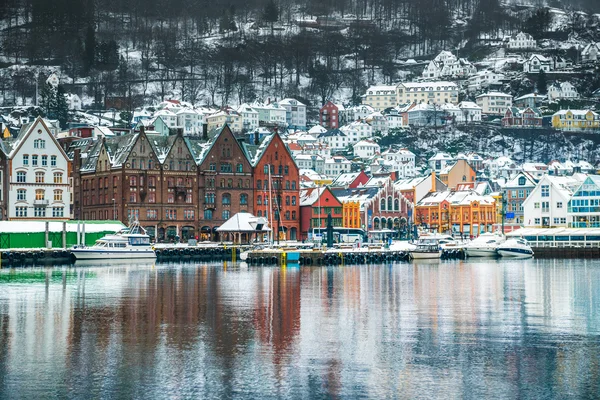 Visa på Brygge, Norge — Stockfoto