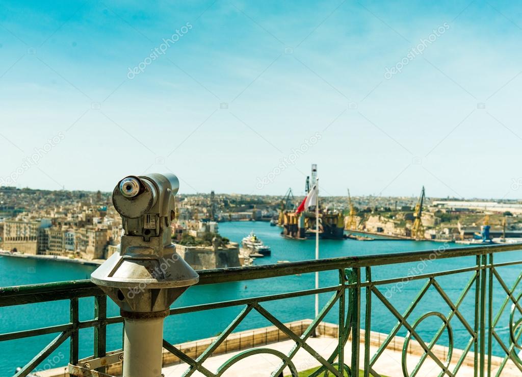 panoramic view of Valletta, Malta