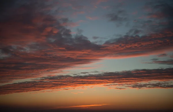 Krásný západ slunce mraky — Stock fotografie