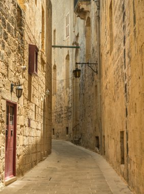 Malta Mdina sokakta