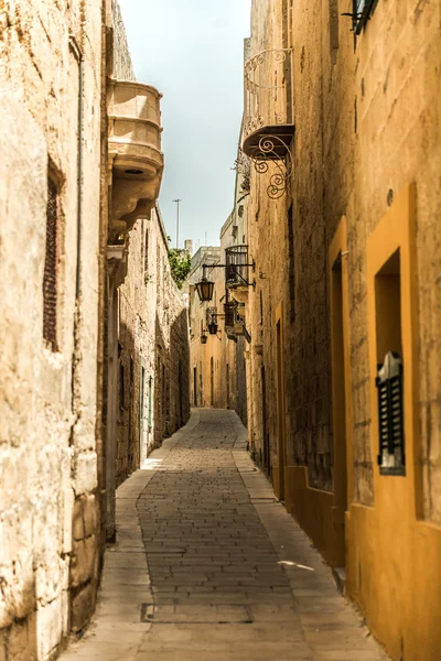 Strada a Maltese Mdina — Foto Stock