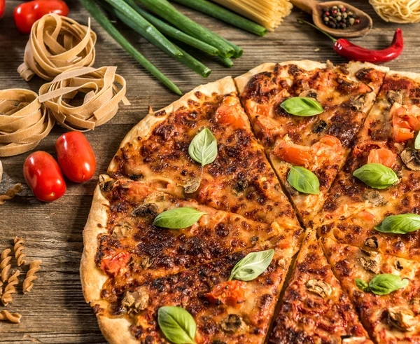 Italiaans eten achtergrond — Stockfoto