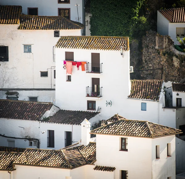 Casas blancas en pueblo español —  Fotos de Stock