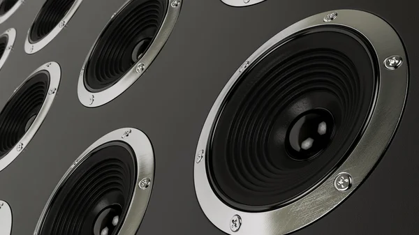 Sound speakers stereo system Hi-Fi — Stock Photo, Image