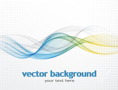 Soyut dalgalı arkaplan