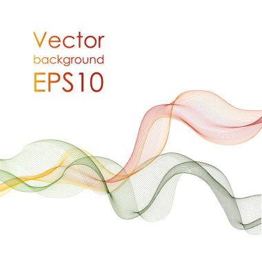 Soyut dalgalı arkaplan