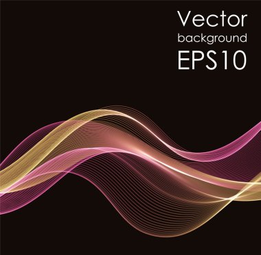 Soyut dalgalı arkaplan