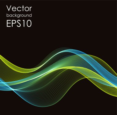 Soyut dalgalı arkaplan