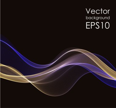 Soyut dalgalı arkaplan