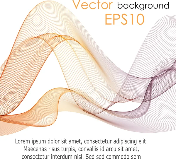 Abstracte golvende achtergrond — Stockvector