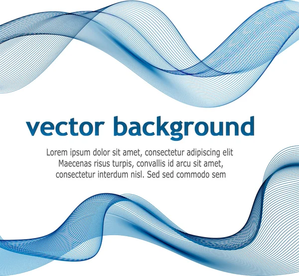 Abstracte golvende achtergrond — Stockvector