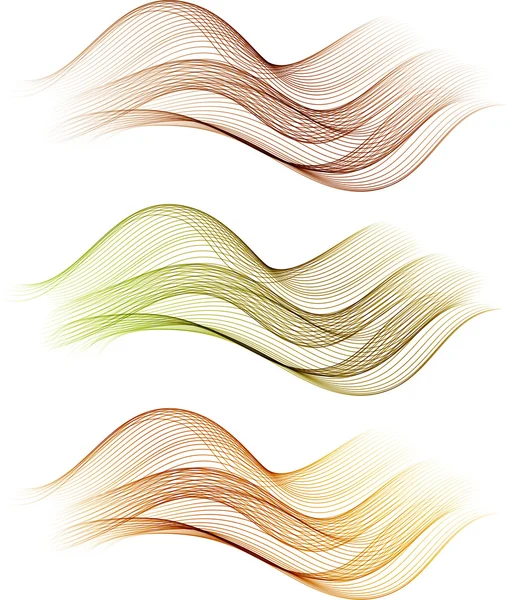 Abstract color waves — Stock Vector