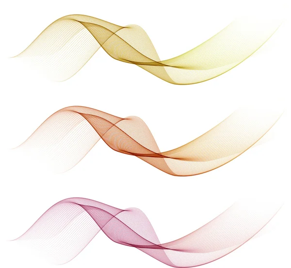 Abstrakt färg vågor — Stock vektor