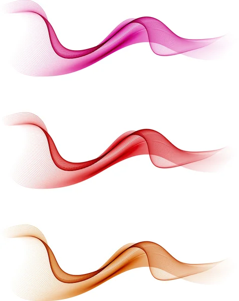 Abstracte kleuren golven — Stockvector