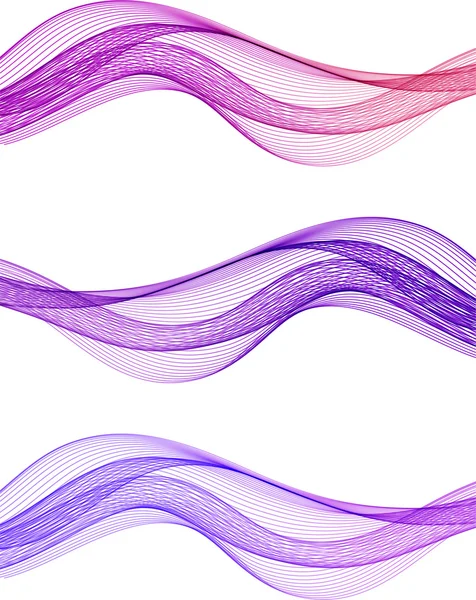 抽象彩色波浪 — 图库矢量图片
