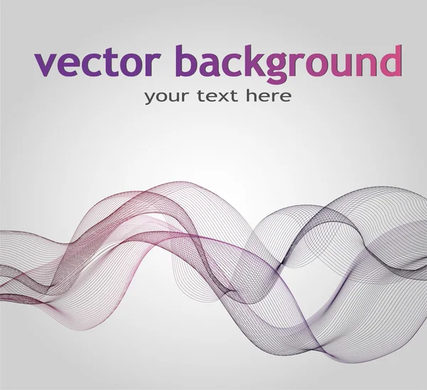 Abstraktní zvlněné pozadí — Stockový vektor