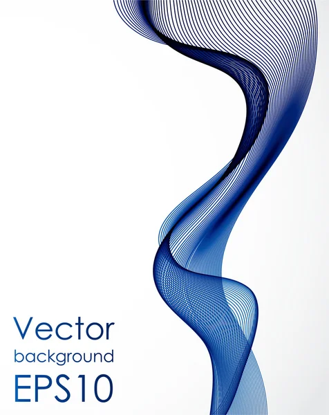 Abstrakt vågig bakgrund — Stock vektor