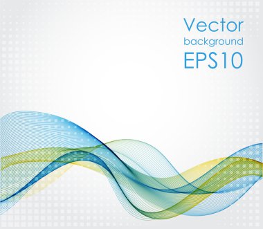 Soyut dalgalı arkaplan