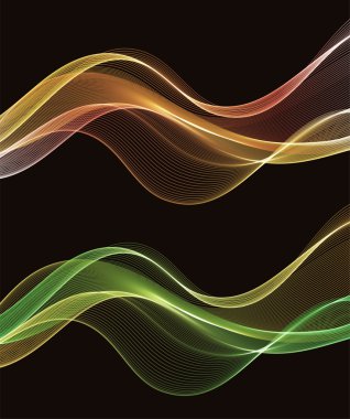 Soyut dalgalı arkaplan