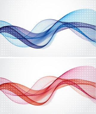 Soyut dalgalı arkaplan