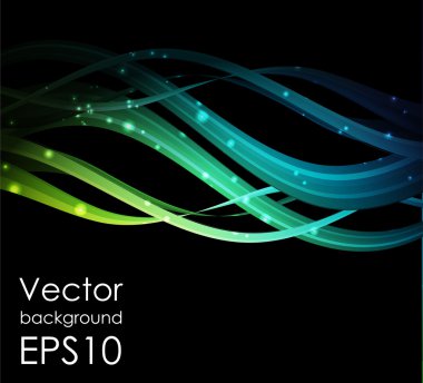 Soyut dalgalı arkaplan