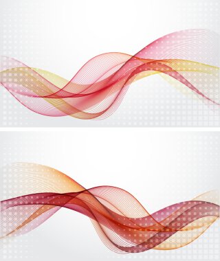 Soyut dalgalı arkaplan