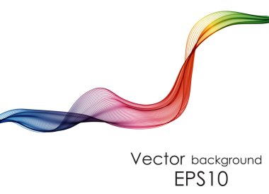 Soyut dalgalı arkaplan