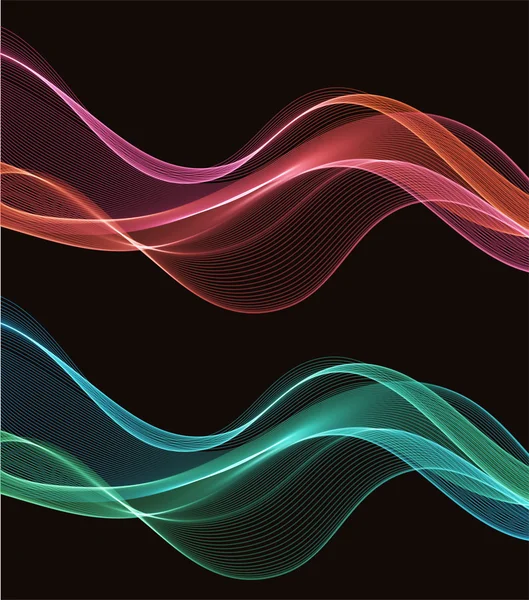 Abstract wavy background — Stock Vector