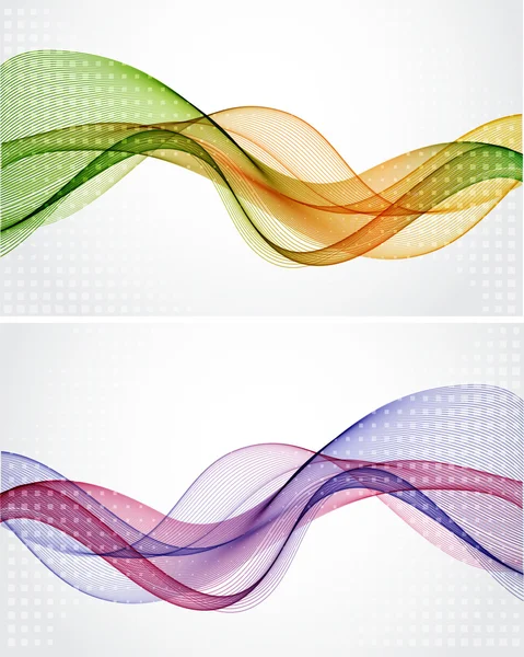 Abstract wavy background — Stock Vector