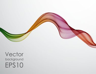 Soyut dalgalı arkaplan