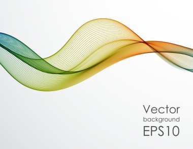 Soyut dalgalı arkaplan