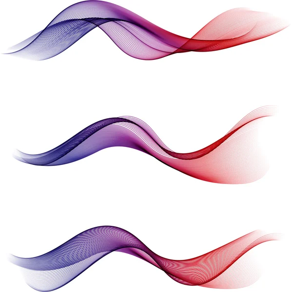 Abstract color waves — Stock Vector