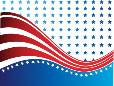 Amerikan bayrağıyla soyut arkaplan