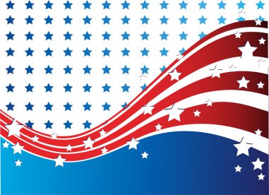 Amerikan bayrağıyla soyut arkaplan