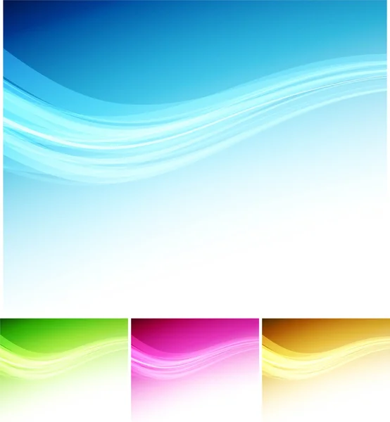 Abstract Wavy background — Stock Vector