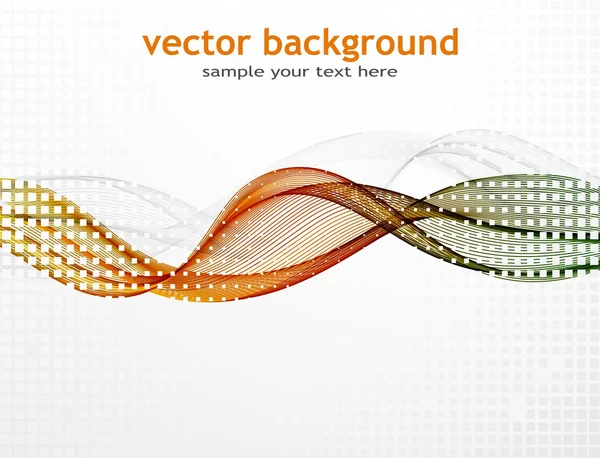 Golvende achtergrond — Stockvector