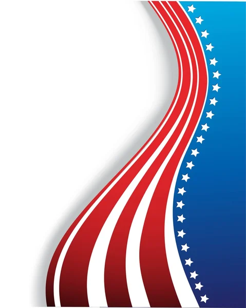 Abstrakcyjne tło z amerykańską flagą Grafika Wektorowa