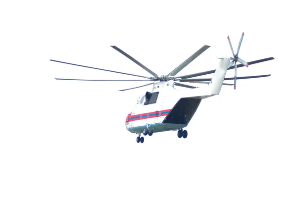 Orosz szállító helikopter Mi-26 Halo (Nato osztályozás) elszigetelt — Stock Fotó