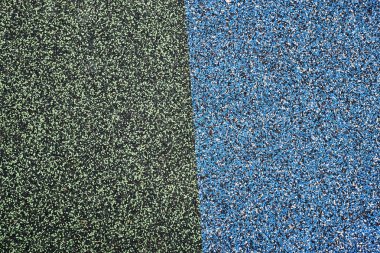 Doku. Çocuk Bahçesi kat. Kauçuk ve taşlar.