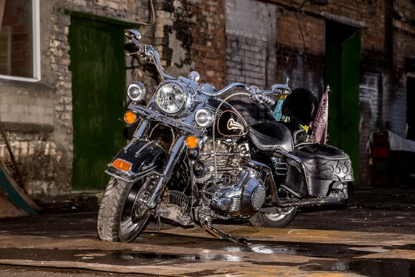 Индивидуальный мотоцикл — стоковое фото