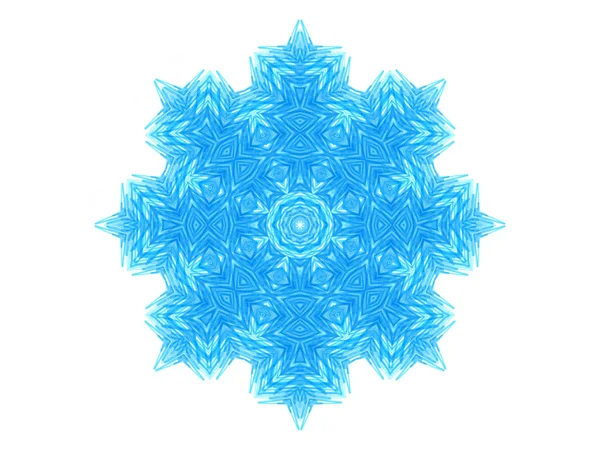 Абстрактная синяя концентрическая фигура — стоковое фото