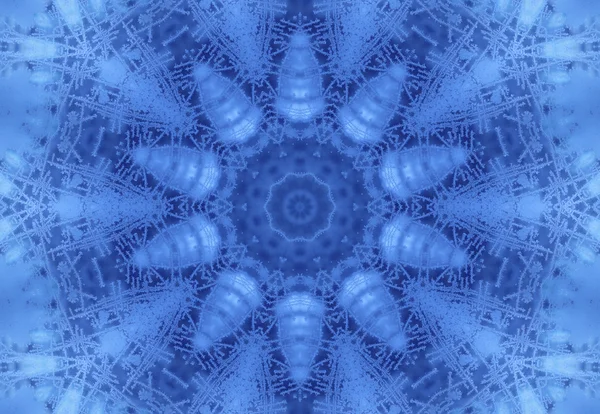 Abstracte concentrische ijs patroon — Stockfoto