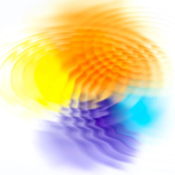 Manchas y ondas de color abstractas — Foto de Stock
